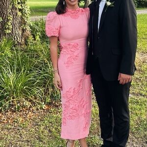 ANTONIO MELANI Pink Floral Dress